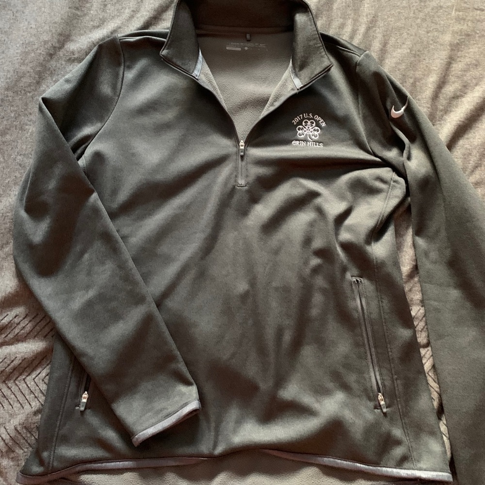 Nike Golf Grey Quarter Zip Fleece - US Open 2017